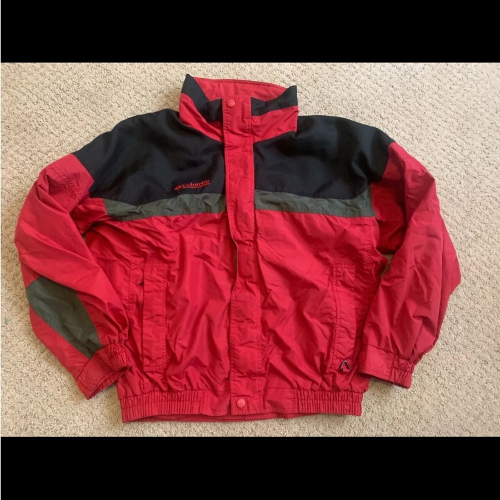 Columbia Men's XL Collared Bugaboo Jacket- Red